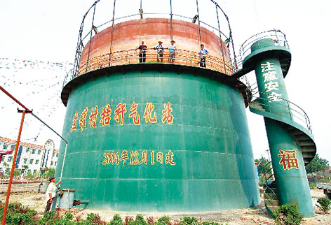 秸秆沼气集中供气 点亮乡村振兴的绿色引擎